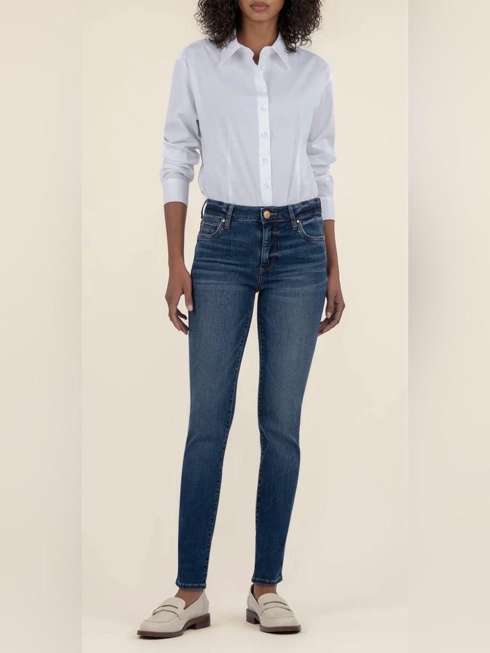 Kut from the Kloth Catherine Boyfriend Jeans - Dark Wash Denim - Sz 12